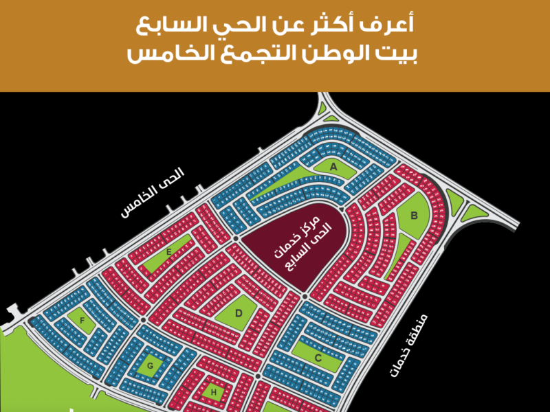 الحي السابع بيت الوطن | الموقع، المزايا، والاستثمار في القاهرة الجديدة
